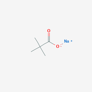 molecular formula C5H9NaO2 B073840 皮酸钠 CAS No. 1184-88-9