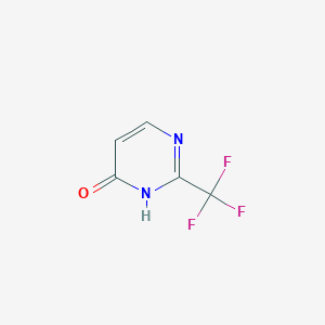 molecular formula C5H3F3N2O B073881 2-(三氟甲基)嘧啶-4-醇 CAS No. 1546-80-1