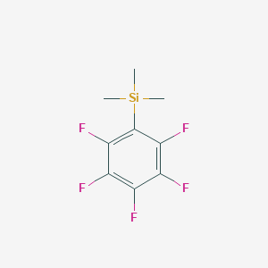 molecular formula C9H9F5Si B073885 三甲基（五氟苯基）硅烷 CAS No. 1206-46-8