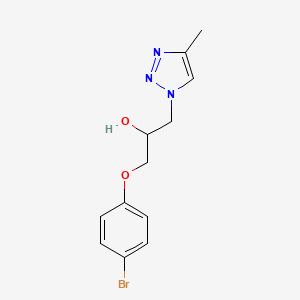 1-(4-Bromophenoxy)-3-(4-methyltriazol-1-yl)propan-2-ol