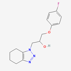 1-(4-Fluorophenoxy)-3-(4,5,6,7-tetrahydrobenzotriazol-1-yl)propan-2-ol