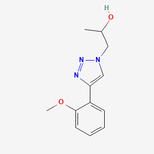 1-[4-(2-Methoxyphenyl)triazol-1-yl]propan-2-ol