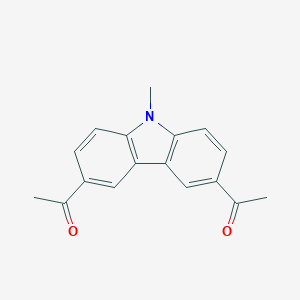 molecular formula C17H15NO2 B073963 3,6-二乙酰基-9-甲基-9H-咔唑 CAS No. 1483-98-3