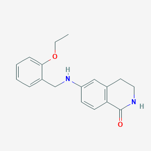 6-[(2-ethoxyphenyl)methylamino]-3,4-dihydro-2H-isoquinolin-1-one