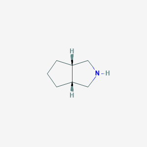 molecular formula C7H13N B073980 顺式-7-氮杂双环[3.3.0]辛烷 CAS No. 1468-87-7