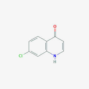 molecular formula C9H6ClNO B073993 7-氯-4-羟基喹啉 CAS No. 86-99-7