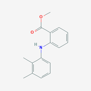 molecular formula C16H17NO2 B074008 2-(2,3-二甲基苯胺基)苯甲酸甲酯 CAS No. 1222-42-0