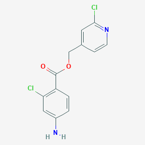 (2-Chloropyridin-4-yl)methyl 4-amino-2-chlorobenzoate