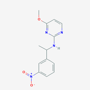 4-methoxy-N-[1-(3-nitrophenyl)ethyl]pyrimidin-2-amine