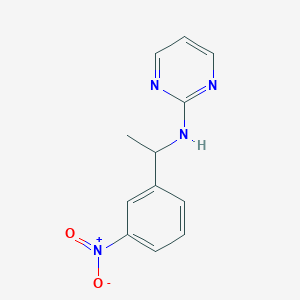 N-[1-(3-nitrophenyl)ethyl]pyrimidin-2-amine