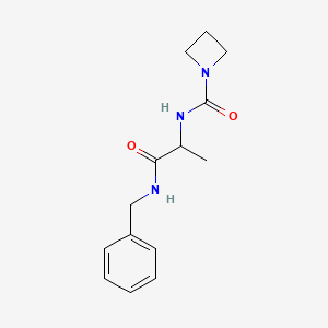 N-[1-(benzylamino)-1-oxopropan-2-yl]azetidine-1-carboxamide