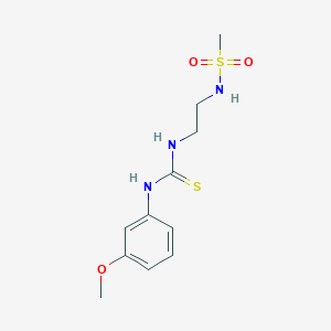 1-[2-(Methanesulfonamido)ethyl]-3-(3-methoxyphenyl)thiourea