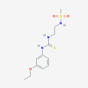 1-(3-Ethoxyphenyl)-3-[2-(methanesulfonamido)ethyl]thiourea