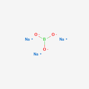 molecular formula BNa3O3 B074020 硼酸钠 CAS No. 1333-73-9