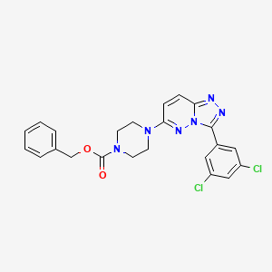 Benzyl 4-[3-(3,5-dichlorophenyl)-[1,2,4]triazolo[4,3-b]pyridazin-6-yl]piperazine-1-carboxylate