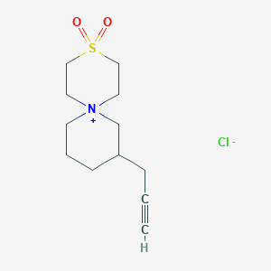 10-Prop-2-ynyl-3lambda6-thia-6-azoniaspiro[5.5]undecane 3,3-dioxide;chloride