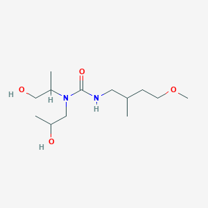 1-(1-Hydroxypropan-2-yl)-1-(2-hydroxypropyl)-3-(4-methoxy-2-methylbutyl)urea