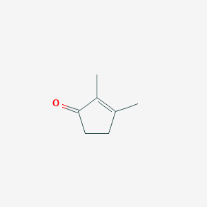 molecular formula C7H10O B074047 2,3-Dimethyl-2-cyclopenten-1-one CAS No. 1121-05-7