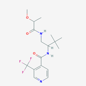 N-[1-(2-methoxypropanoylamino)-3,3-dimethylbutan-2-yl]-3-(trifluoromethyl)pyridine-4-carboxamide