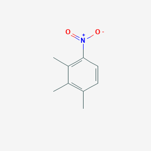 molecular formula C9H11NO2 B074050 1,2,3-Trimethyl-4-nitrobenzene CAS No. 1128-19-4
