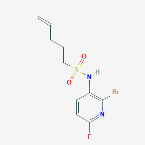 N-(2-bromo-6-fluoropyridin-3-yl)pent-4-ene-1-sulfonamide