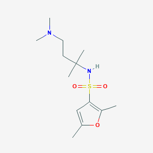 N-[4-(dimethylamino)-2-methylbutan-2-yl]-2,5-dimethylfuran-3-sulfonamide