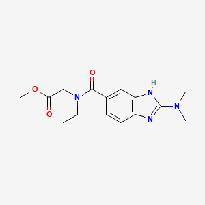 methyl 2-[[2-(dimethylamino)-3H-benzimidazole-5-carbonyl]-ethylamino]acetate