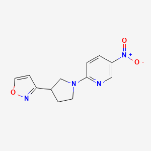 3-[1-(5-Nitropyridin-2-yl)pyrrolidin-3-yl]-1,2-oxazole