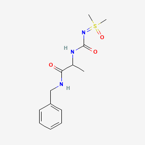 N-benzyl-2-[[dimethyl(oxo)-lambda6-sulfanylidene]carbamoylamino]propanamide