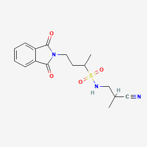 N-(2-cyanopropyl)-4-(1,3-dioxoisoindol-2-yl)butane-2-sulfonamide