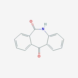 molecular formula C14H9NO2 B074054 5H-Dibenzo[b,e]azepine-6,11-dione CAS No. 1143-50-6