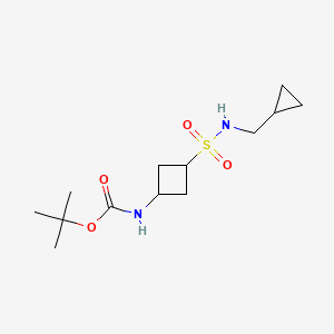 tert-butyl N-[3-(cyclopropylmethylsulfamoyl)cyclobutyl]carbamate