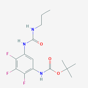 tert-butyl N-[2,3,4-trifluoro-5-(propylcarbamoylamino)phenyl]carbamate