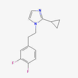 2-Cyclopropyl-1-[2-(3,4-difluorophenyl)ethyl]imidazole