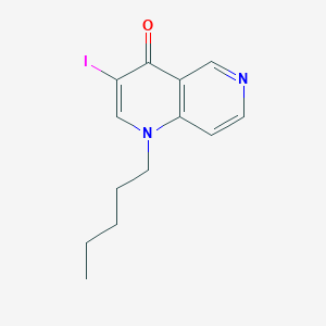 3-Iodo-1-pentyl-1,6-naphthyridin-4-one