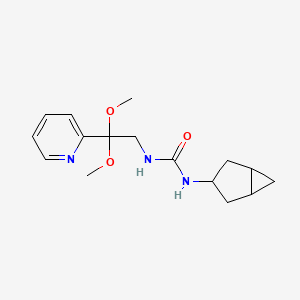 1-(3-Bicyclo[3.1.0]hexanyl)-3-(2,2-dimethoxy-2-pyridin-2-ylethyl)urea