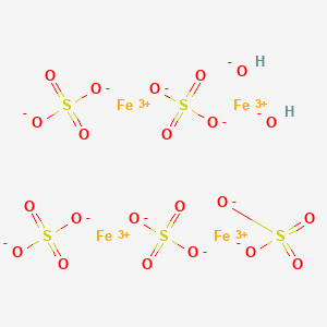 molecular formula Fe4H2O22S5 B074056 Ferric subsulfate CAS No. 1310-45-8