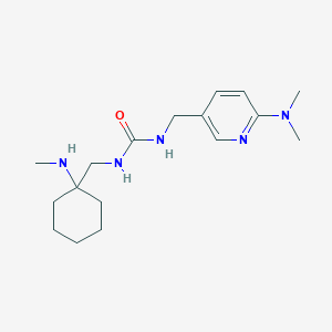 1-[[6-(Dimethylamino)pyridin-3-yl]methyl]-3-[[1-(methylamino)cyclohexyl]methyl]urea