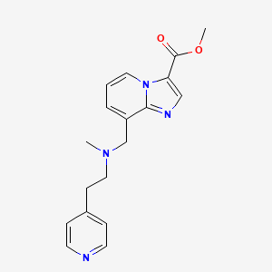 Methyl 8-[[methyl(2-pyridin-4-ylethyl)amino]methyl]imidazo[1,2-a]pyridine-3-carboxylate