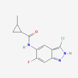 N-(3-chloro-6-fluoro-2H-indazol-5-yl)-2-methylcyclopropane-1-carboxamide