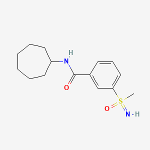 N-cycloheptyl-3-(methylsulfonimidoyl)benzamide