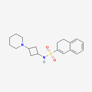 N-(3-piperidin-1-ylcyclobutyl)-3,4-dihydronaphthalene-2-sulfonamide