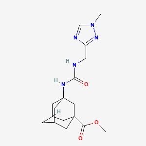 Methyl 3-[(1-methyl-1,2,4-triazol-3-yl)methylcarbamoylamino]adamantane-1-carboxylate