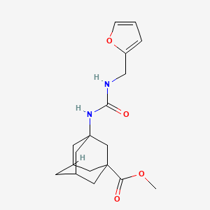 Methyl 3-(furan-2-ylmethylcarbamoylamino)adamantane-1-carboxylate