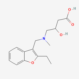 4-[(2-Ethyl-1-benzofuran-3-yl)methyl-methylamino]-3-hydroxybutanoic acid