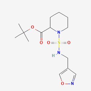 Tert-butyl 1-(1,2-oxazol-4-ylmethylsulfamoyl)piperidine-2-carboxylate