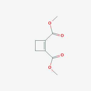 molecular formula C8H10O4 B074065 Dimethyl cyclobut-1-ene-1,2-dicarboxylate CAS No. 1128-10-5