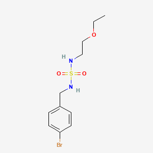 N-[(4-bromophenyl)methylsulfamoyl]-2-ethoxyethanamine