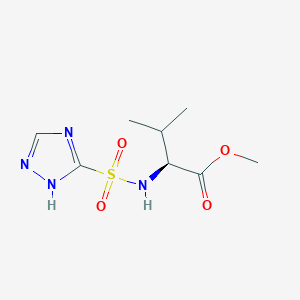 methyl (2S)-3-methyl-2-(1H-1,2,4-triazol-5-ylsulfonylamino)butanoate