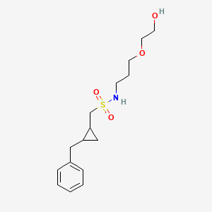 1-(2-benzylcyclopropyl)-N-[3-(2-hydroxyethoxy)propyl]methanesulfonamide